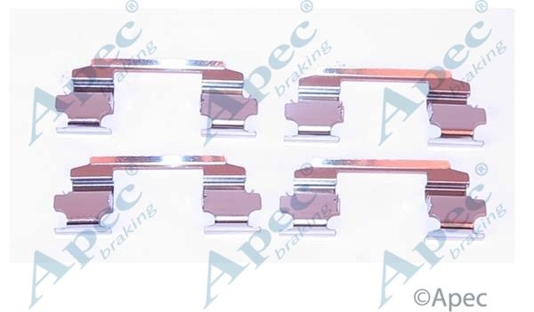 APEC BRAKING Комплектующие, колодки дискового тормоза KIT1102